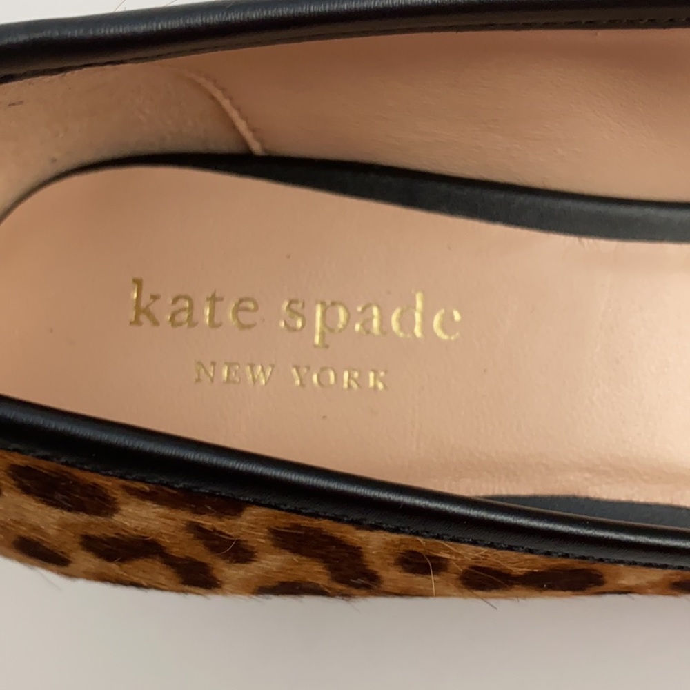 New Kate Spade Menorca Pump Leopard Calf Hair - Picture 7 of 7